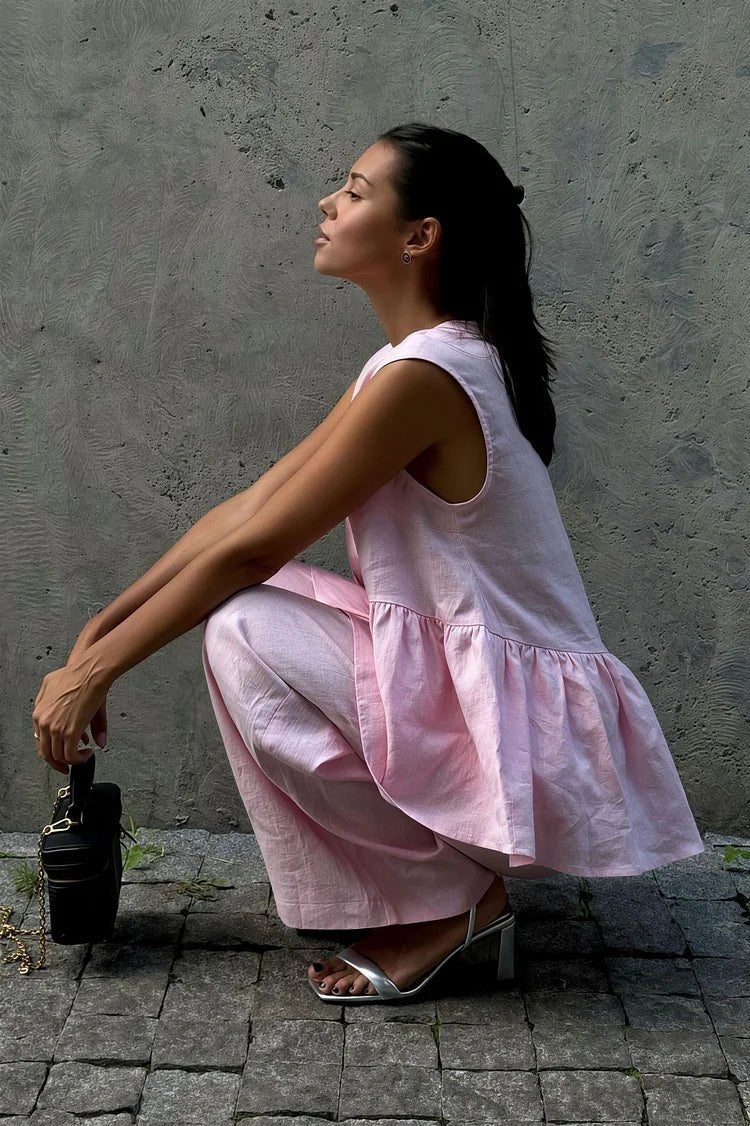 Set gilet con ruches e pantaloni Marlowe