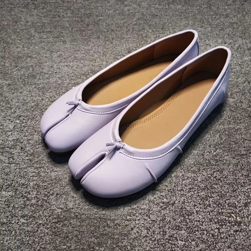 Mules in pelle con punta divisa Miranda
