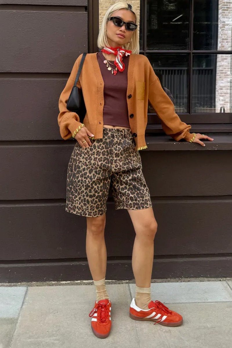 Shorts Carla stampa leopardata