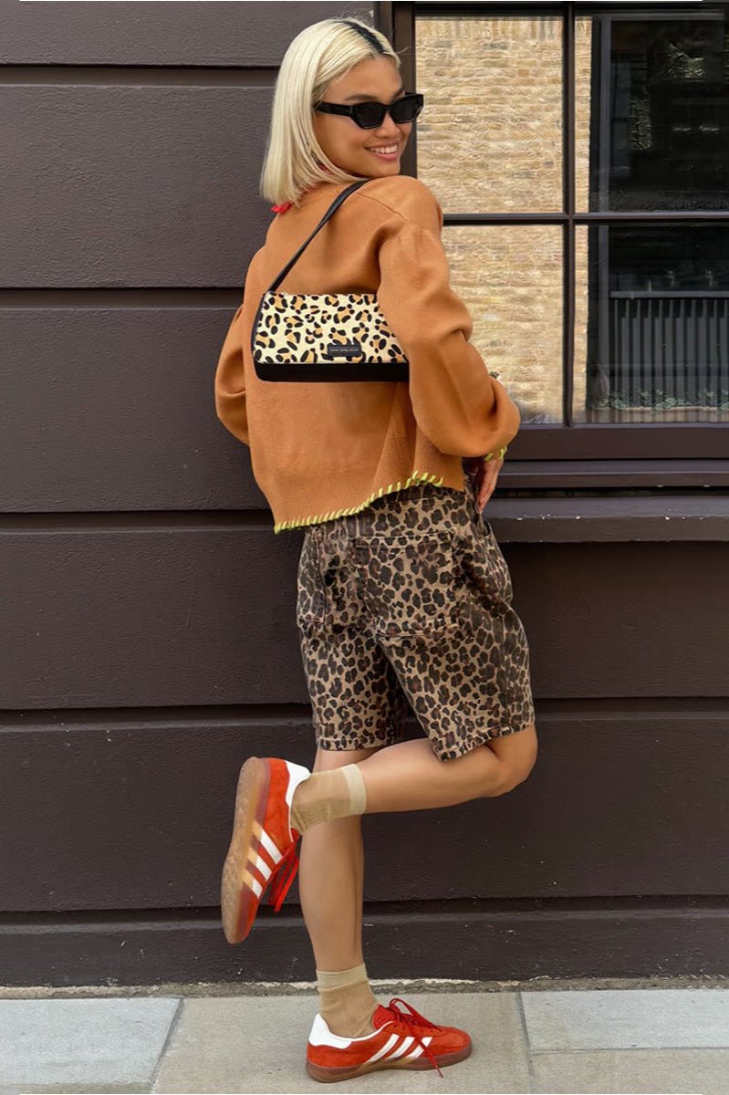 Shorts Carla stampa leopardata
