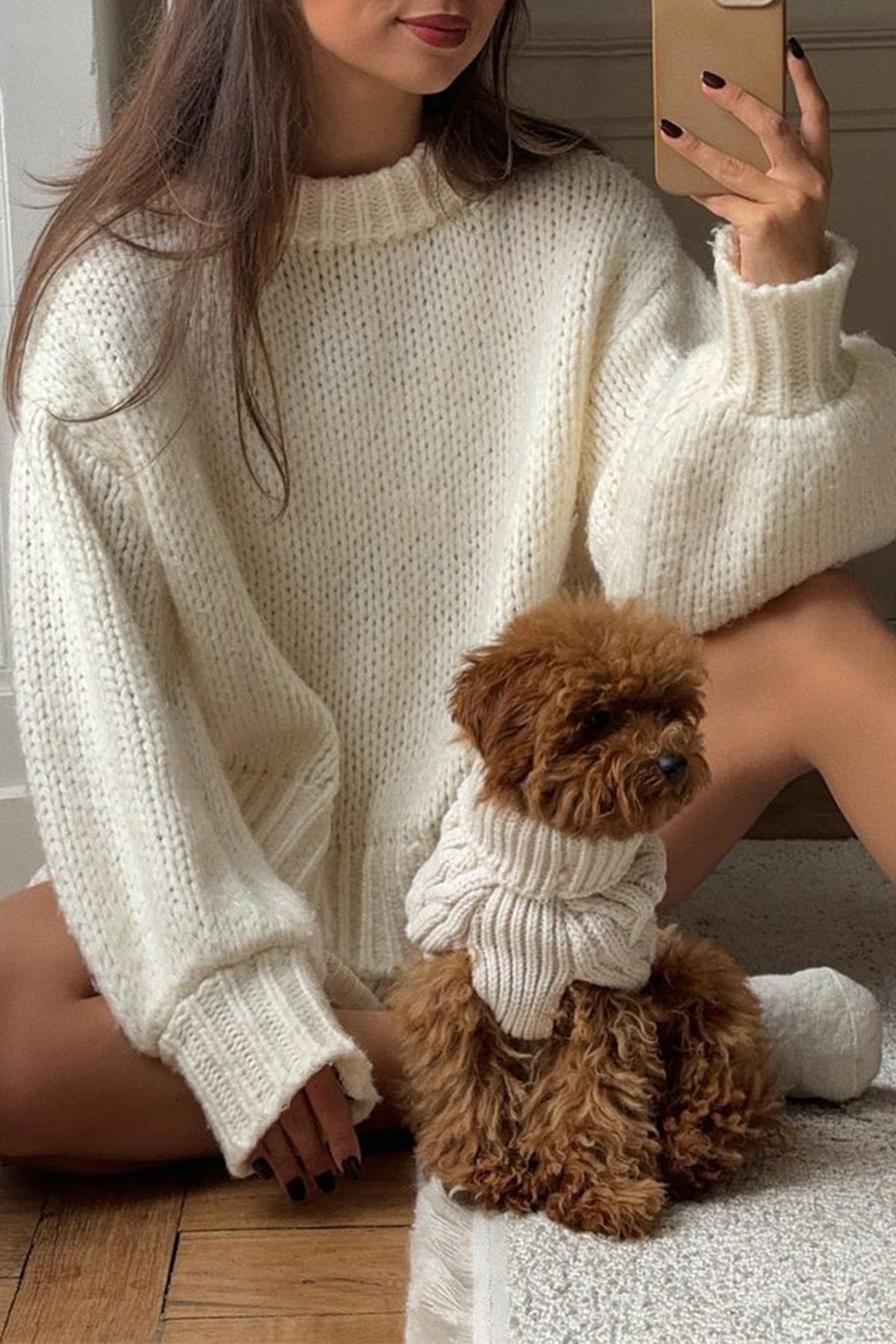 Maglione Sandra a girocollo per sovrapposizioni