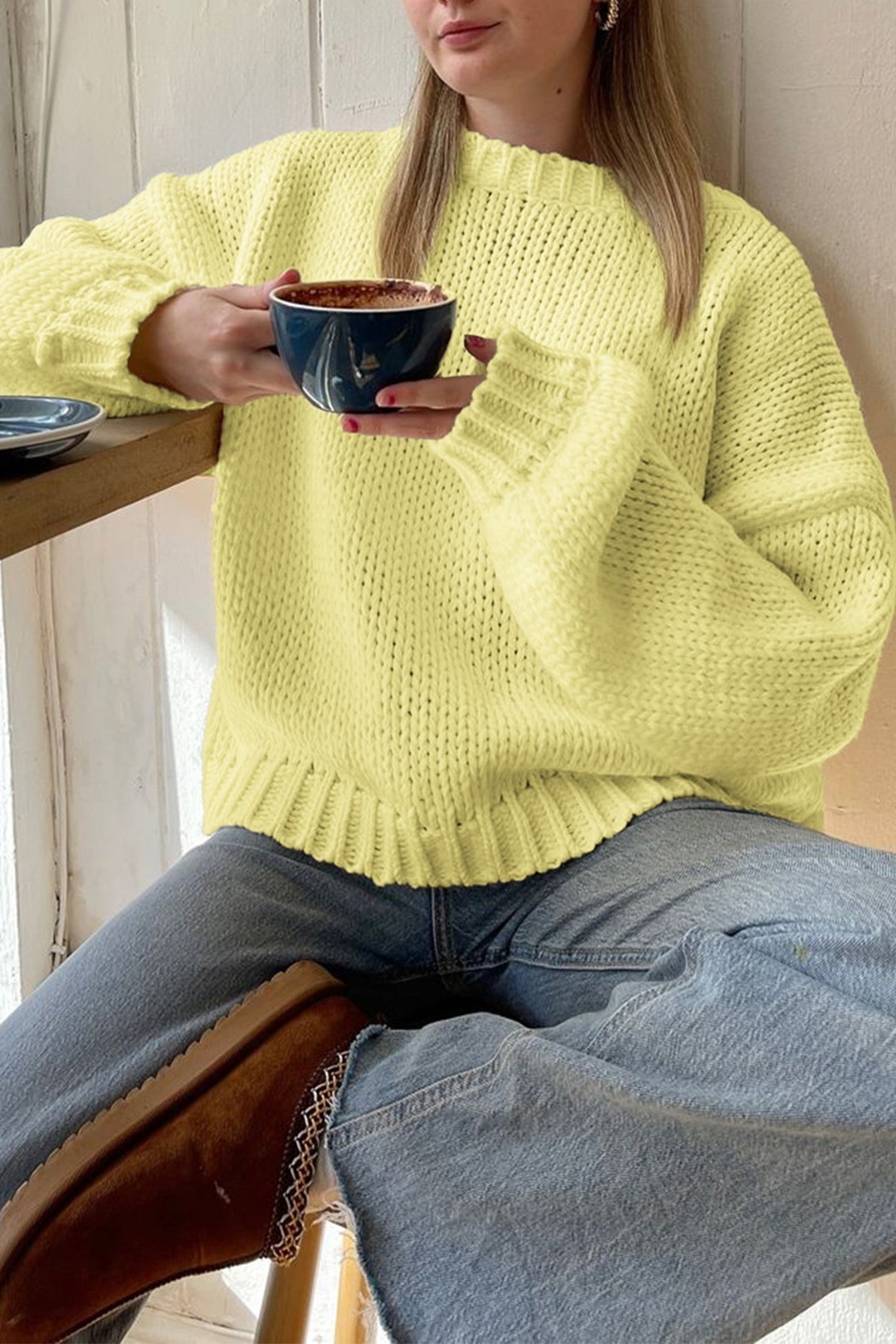 Maglione Sandra a girocollo per sovrapposizioni