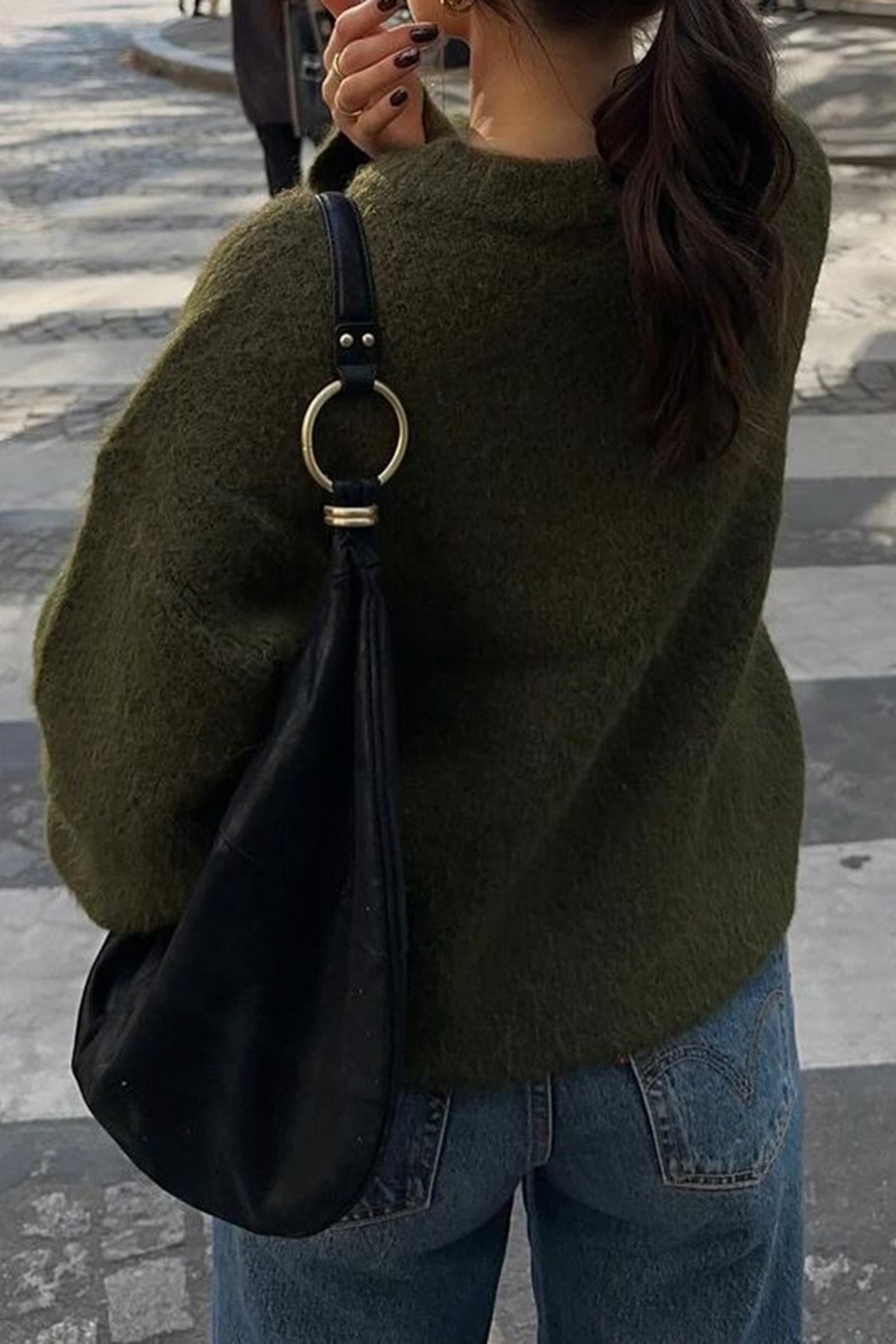 Maglione a coste Nora