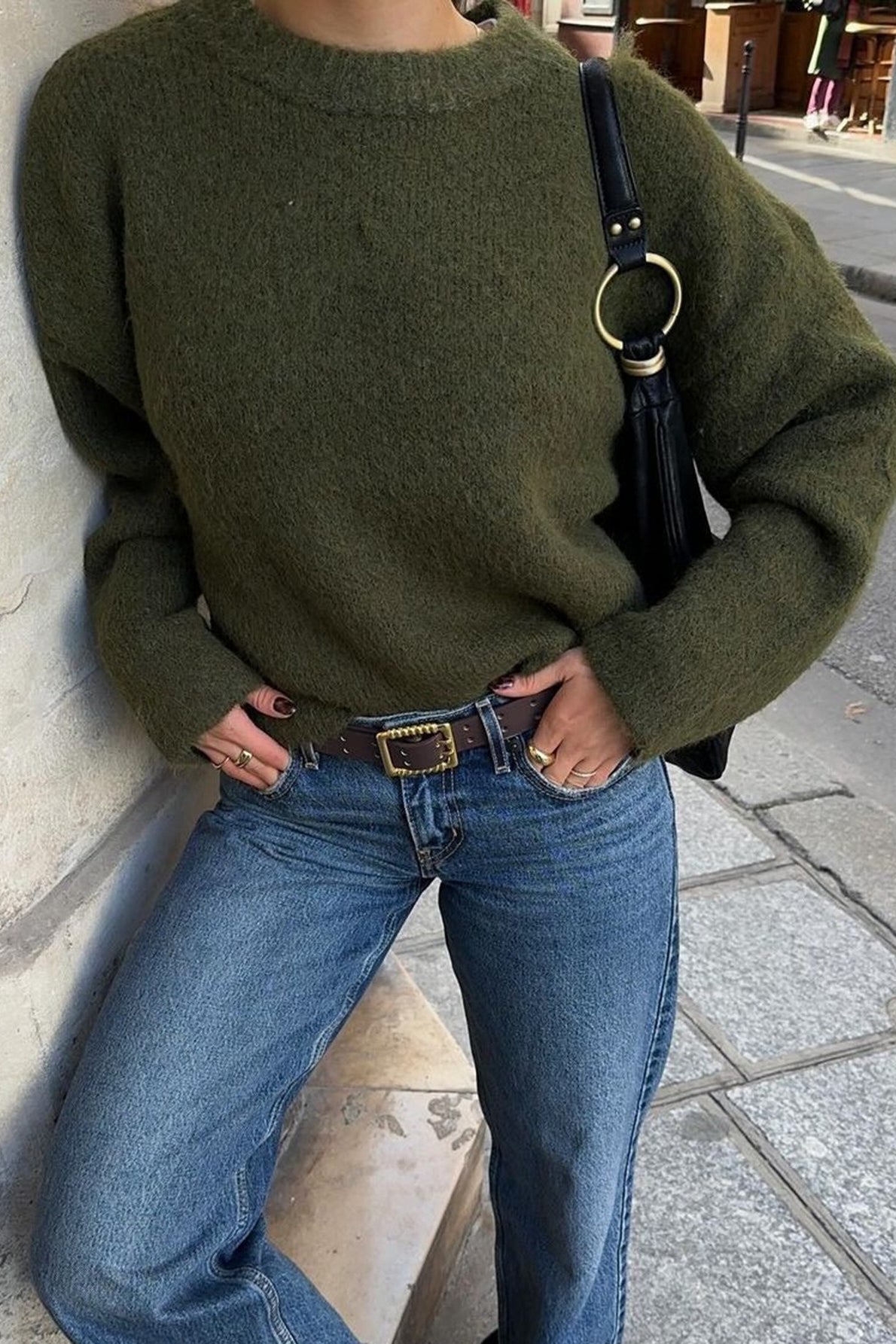 Maglione a coste Nora