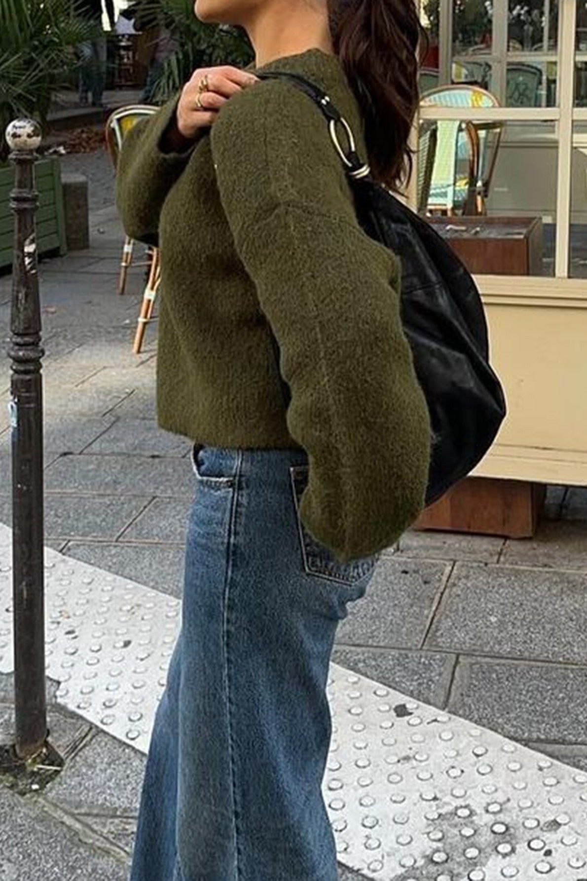 Maglione a coste Nora