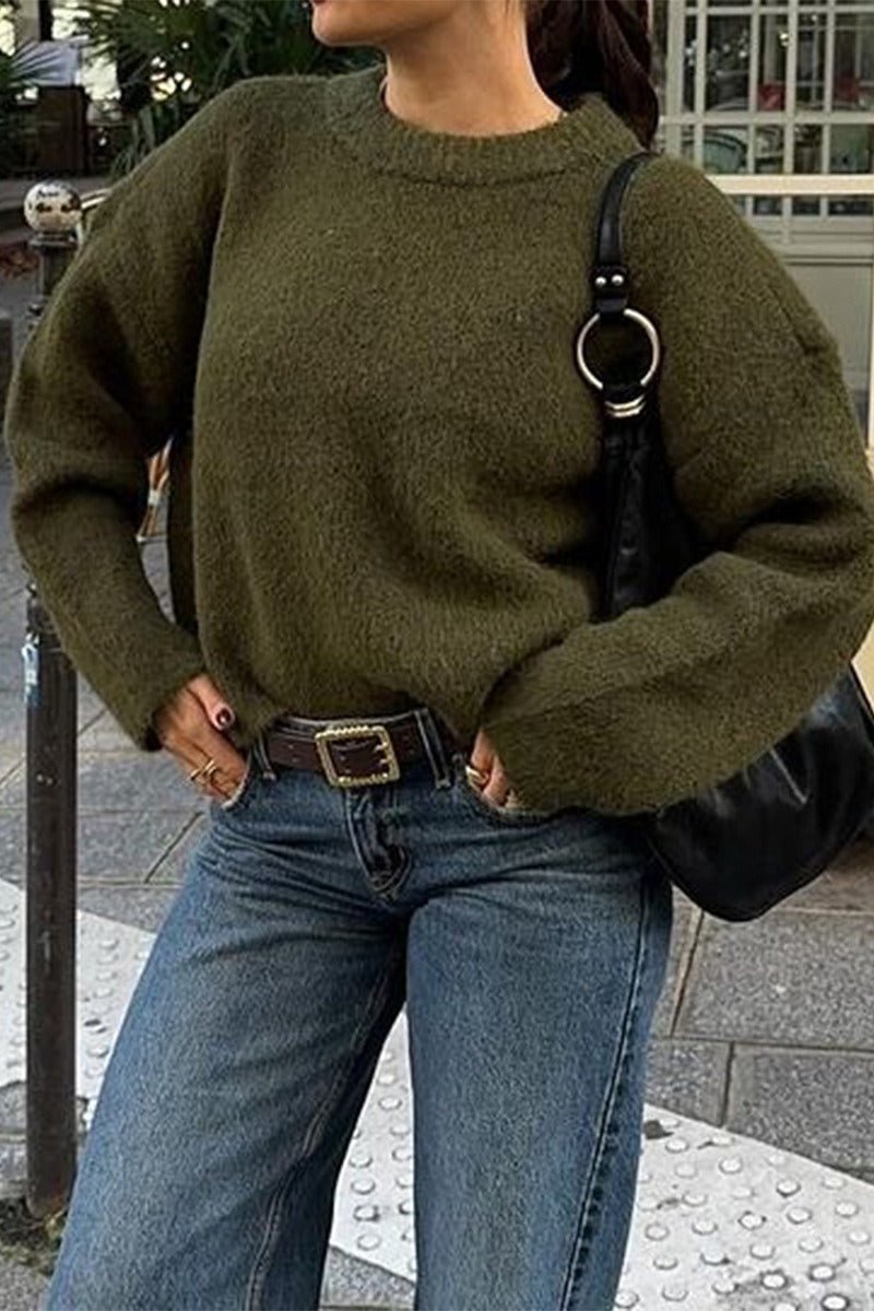 Maglione a coste Nora