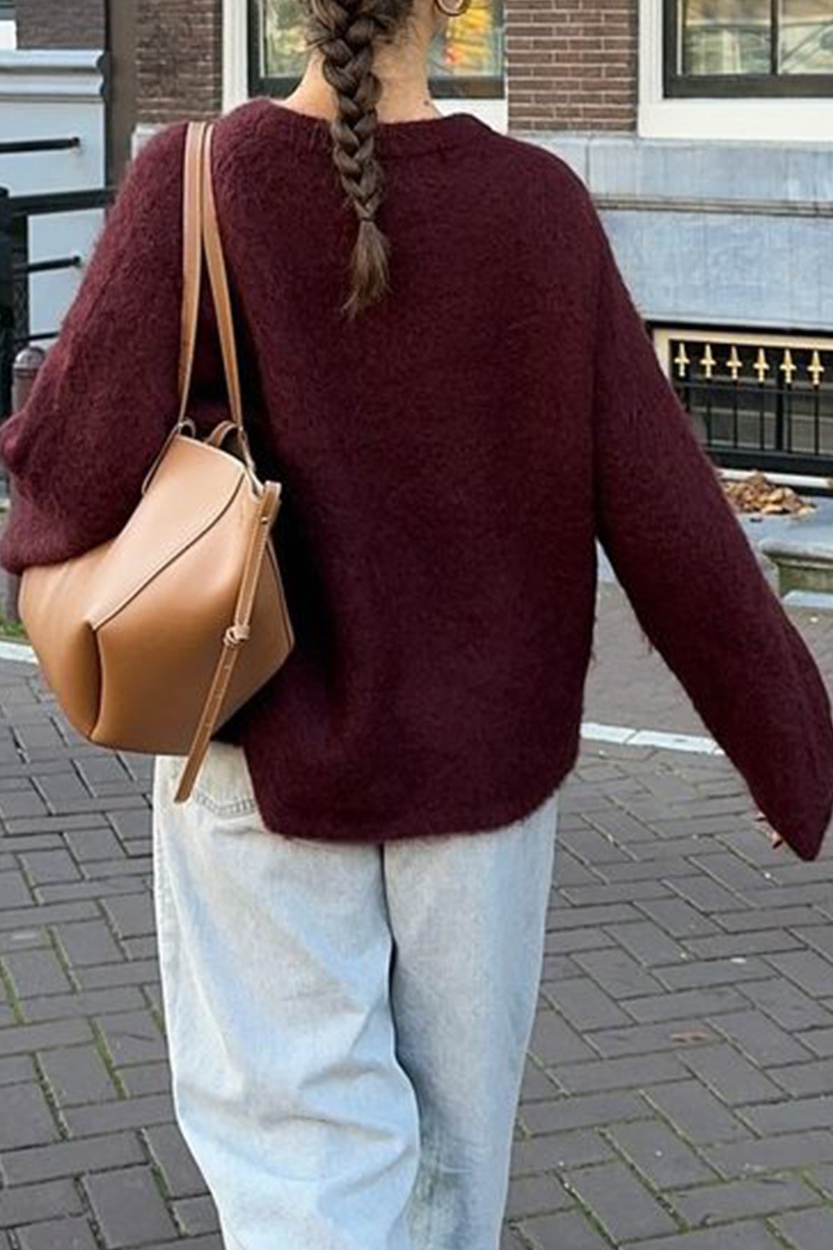Maglione a coste Nora