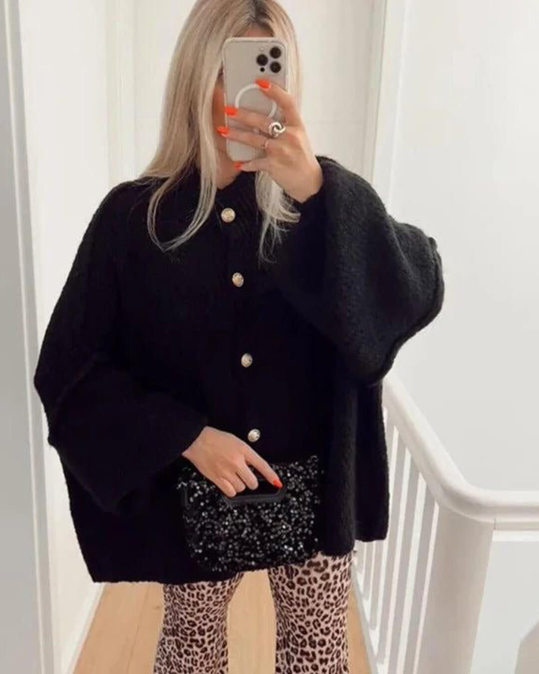 Cardigan Laura lungo in maglia