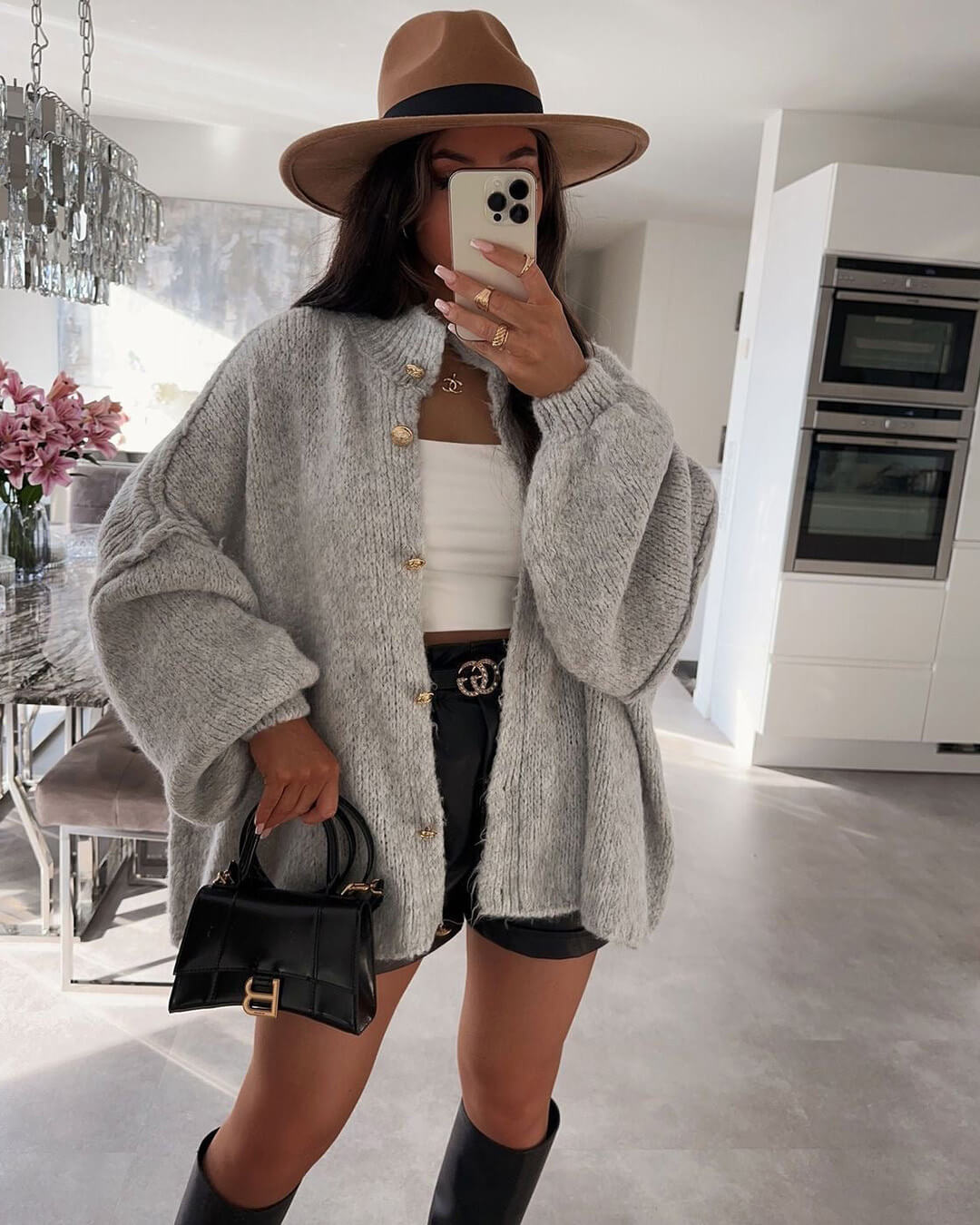 Cardigan Laura lungo in maglia