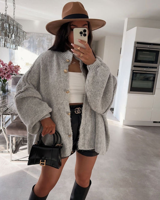 Cardigan Laura lungo in maglia