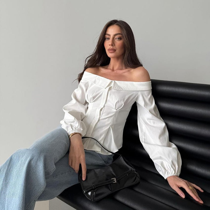 Top Rhea off-shoulder