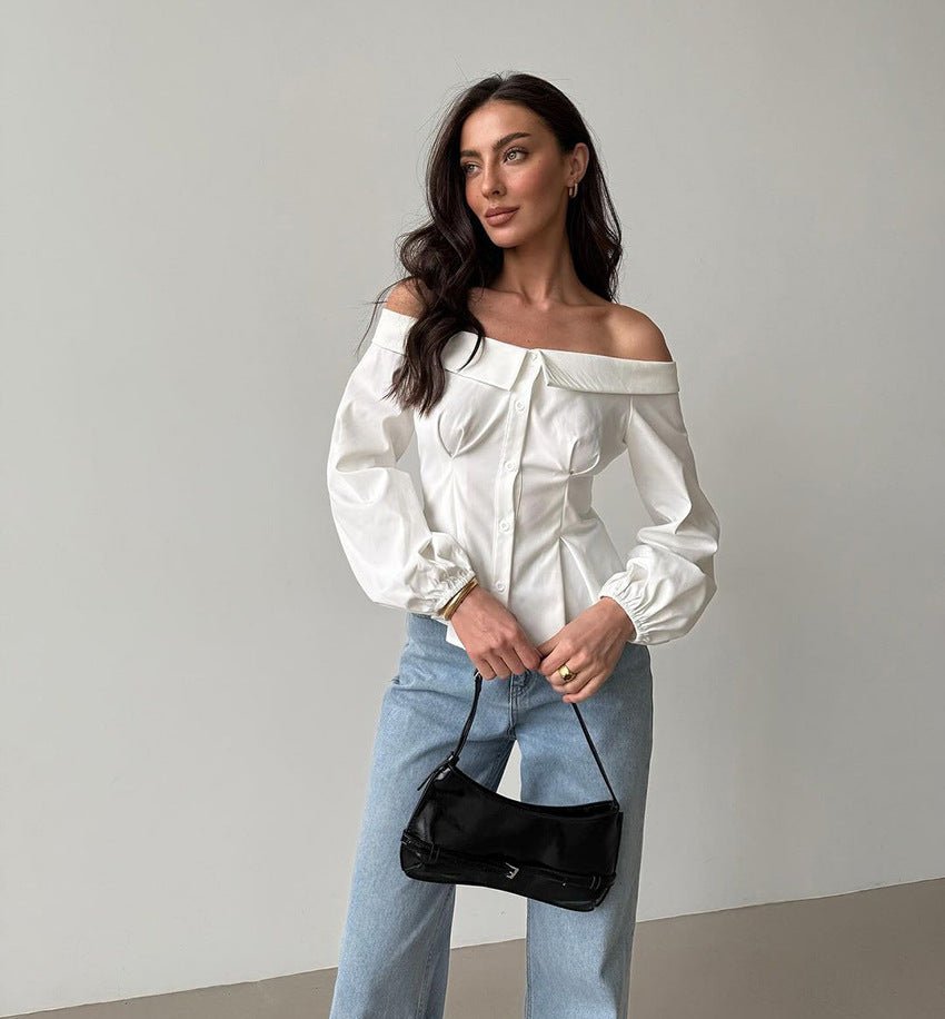Top Rhea off-shoulder
