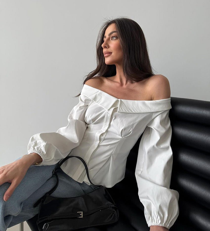 Top Rhea off-shoulder