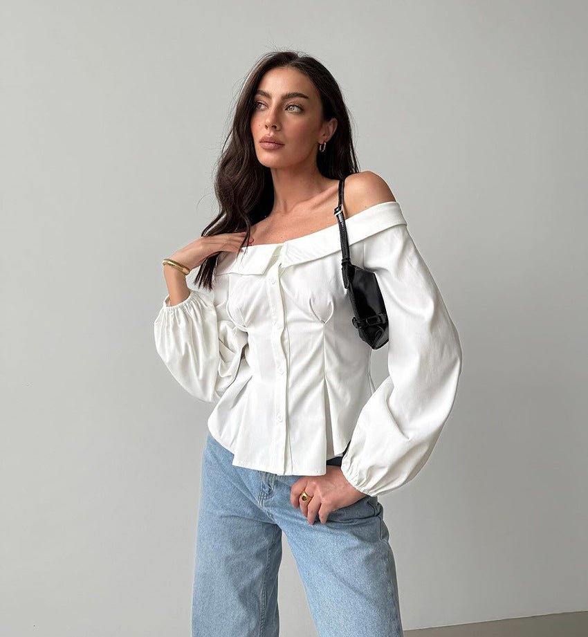 Top Rhea off-shoulder