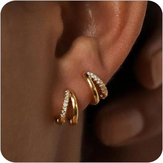 ZEYA - Adela Huggie Hoop Earrings