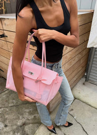 Borsa Alicia strutturata con manico superiore