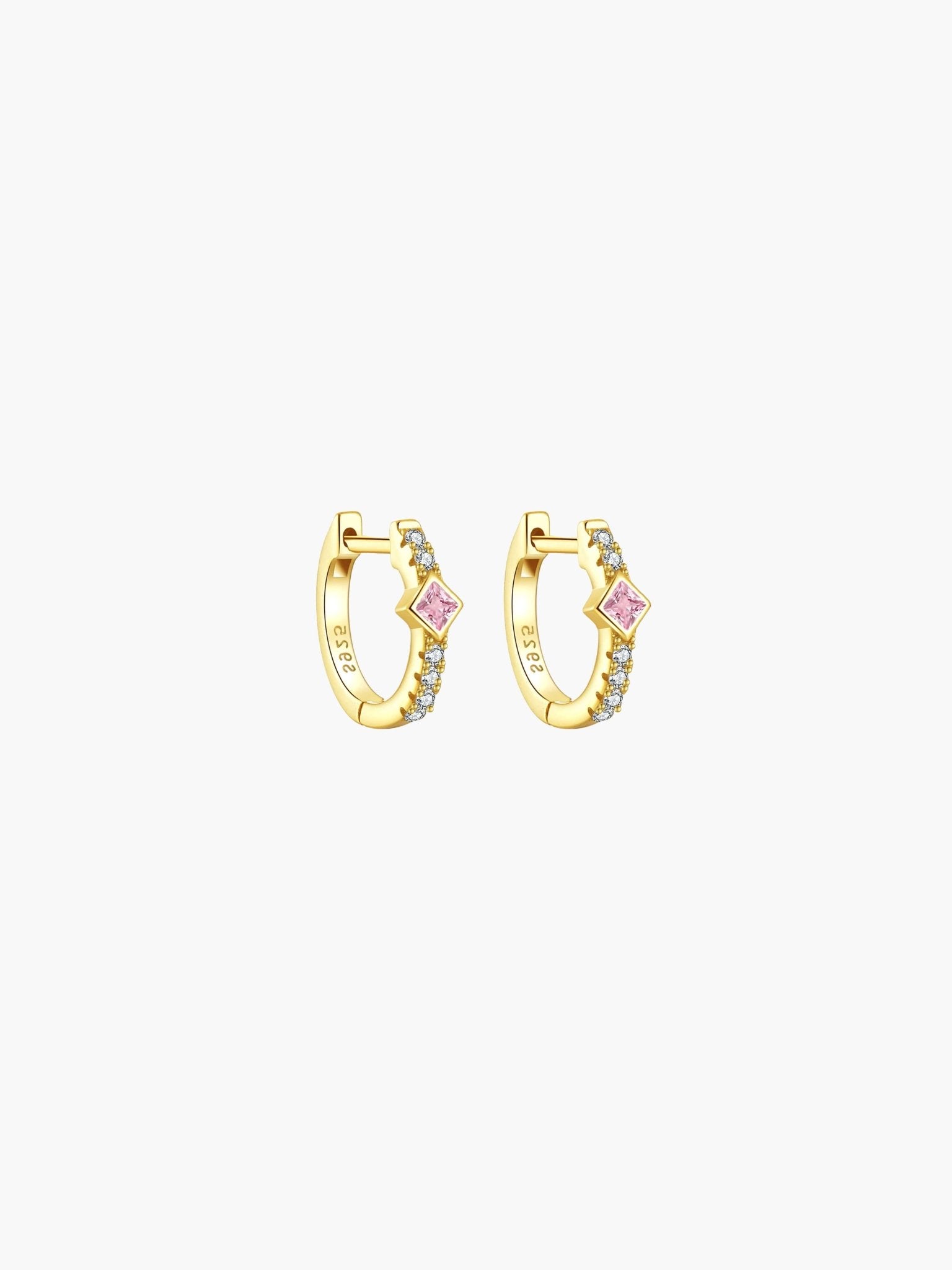ZEYA - Amber Hoop Earrings