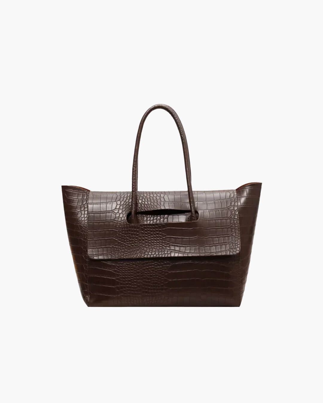 ZEYA - Amelia Embossed Leather Tote