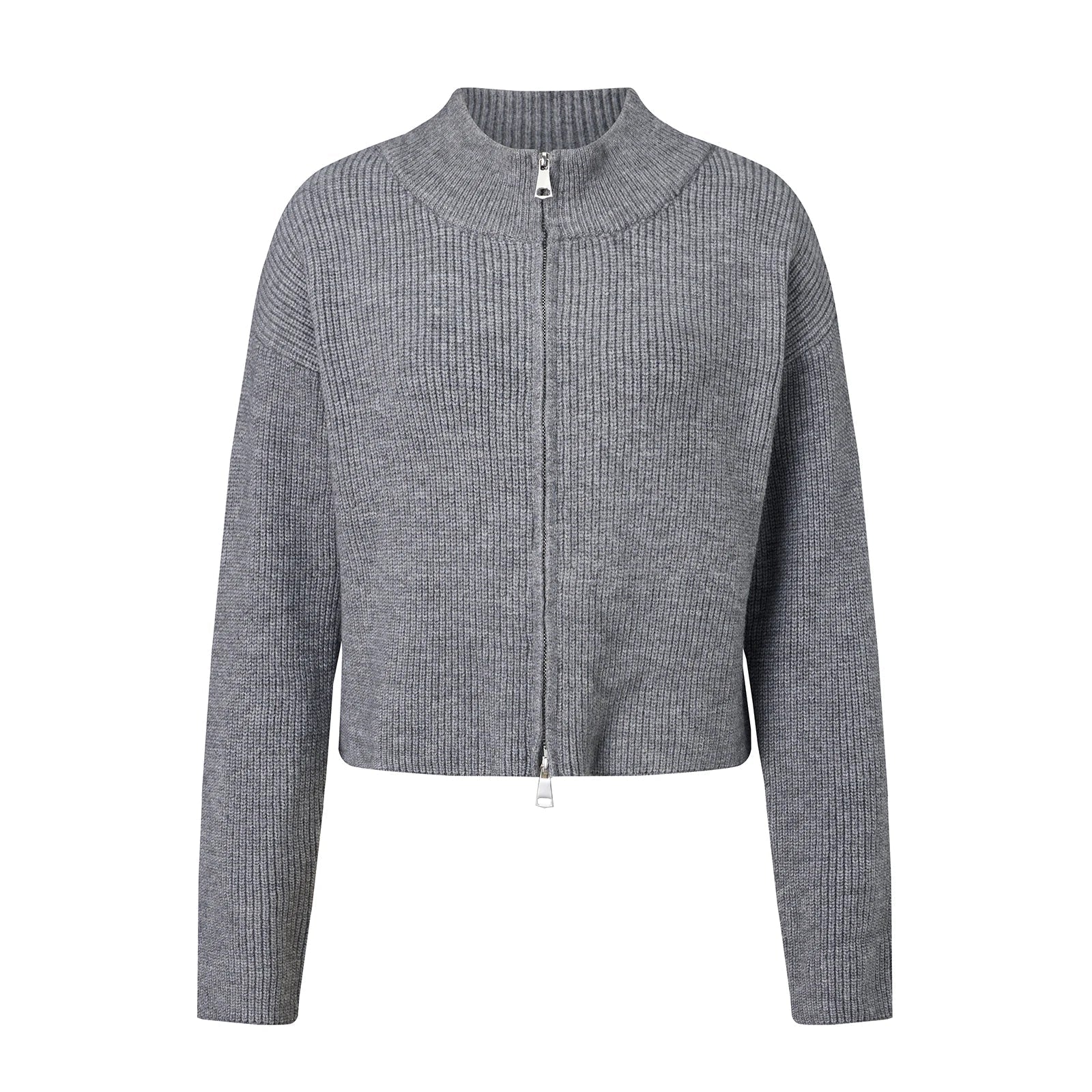 ZEYA - Amy Double Zip Knit Cardigan