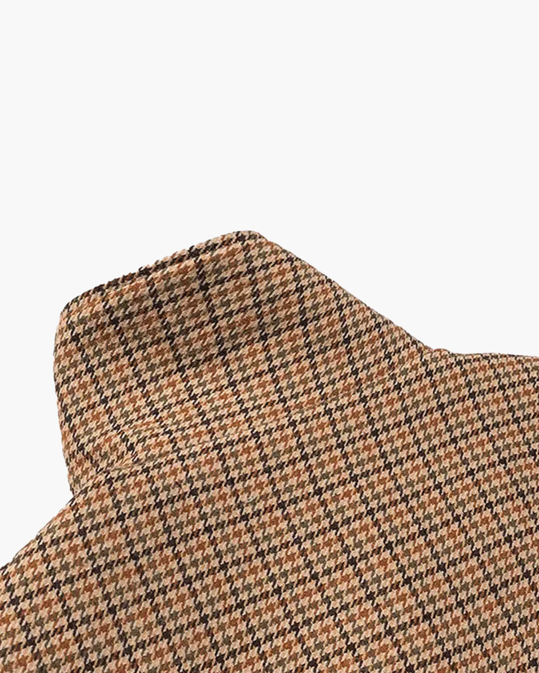 ZEYA - Amy Funnel Neck Houndstooth Short Jacket