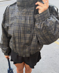 Amy Giubbotto Bomber Vintage a Quadri