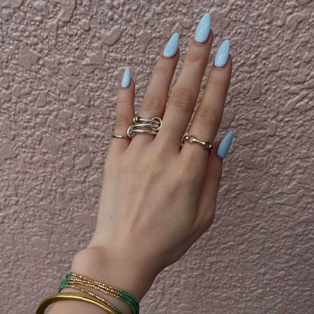 ZEYA - Aura Plain Interlocking Ring