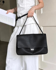 Borsa a tracolla in similpelle Ava Maxi Flap