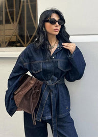 Set di jeans Suzette con cintura