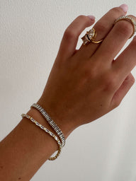 Braccialetto Tennis Louisa Baguette in Zirconia
