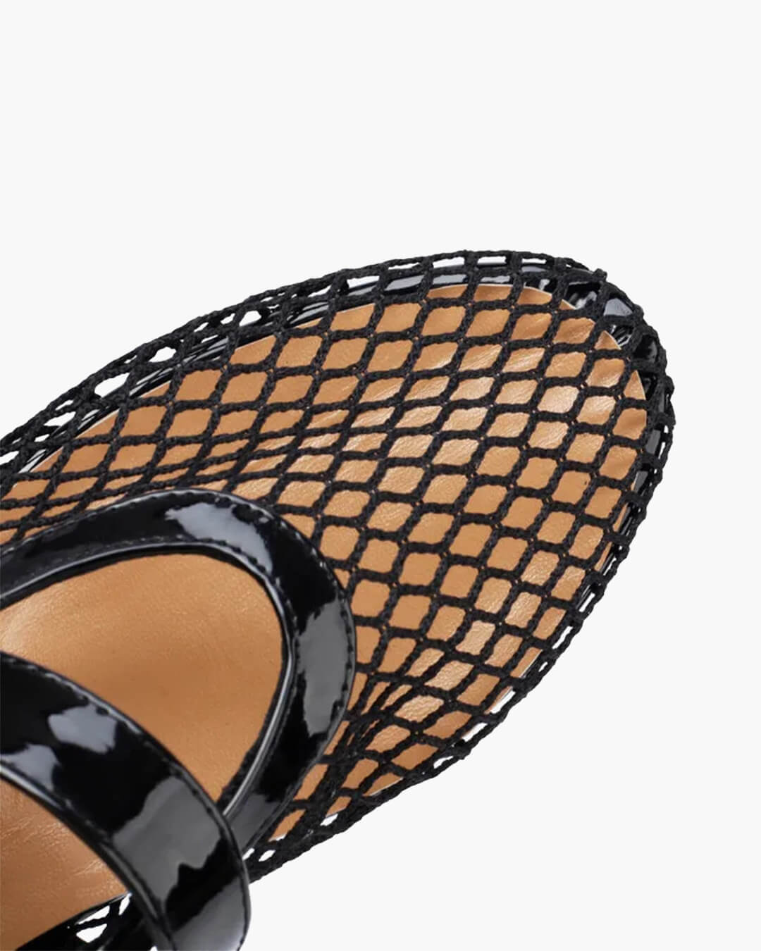 Ballerine in rete con fibbia Beatrice