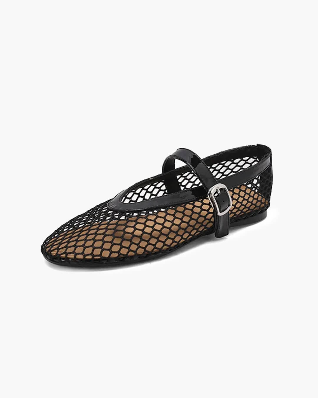Ballerine in rete con fibbia Beatrice