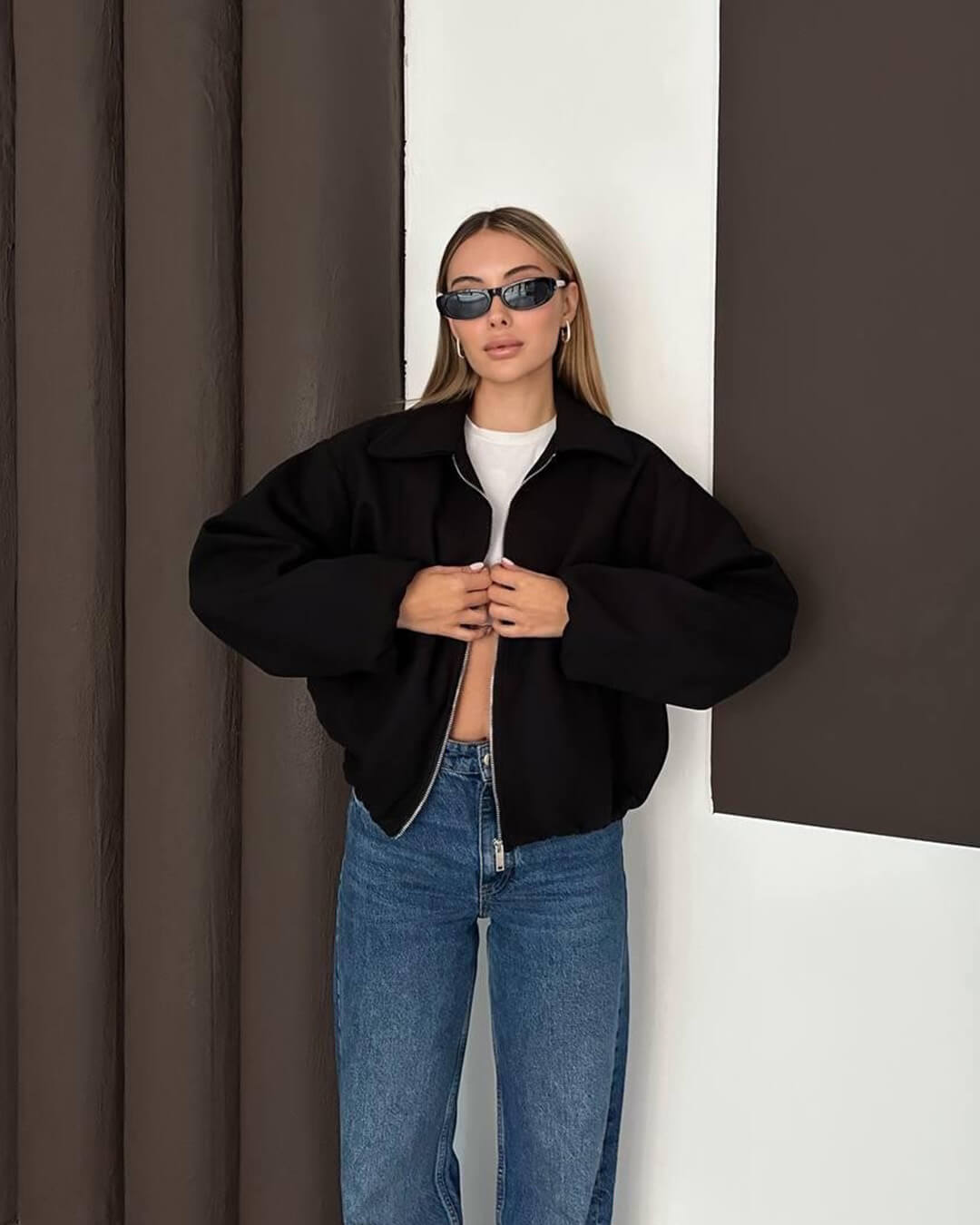 ZEYA - Bianca Puffed Bomber Jacket