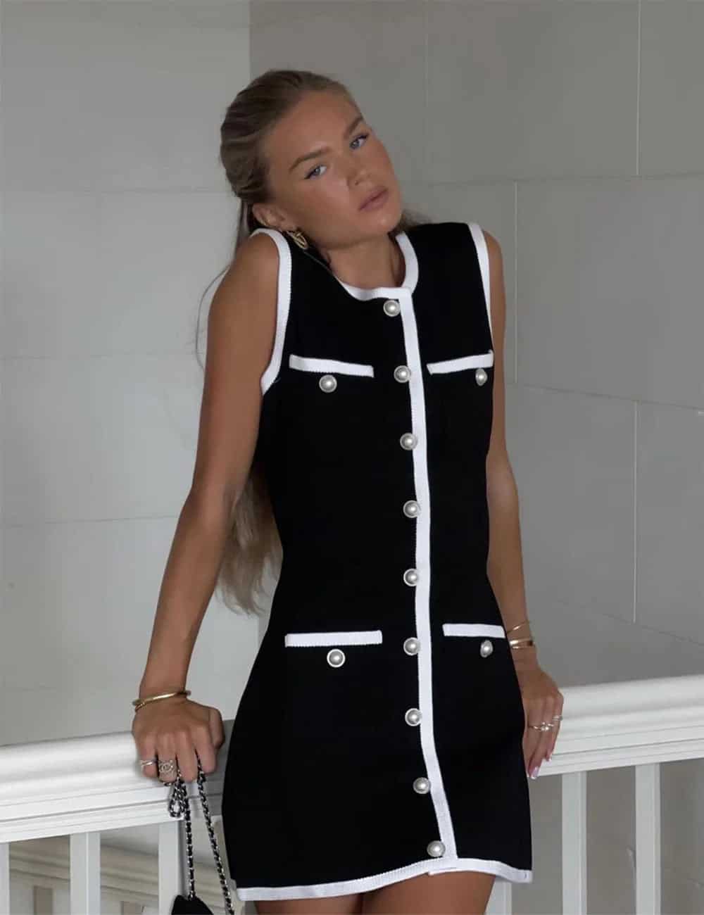 ZEYA - Briar Tricot Sleeveless Mini Dress