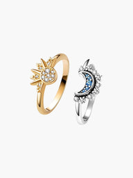 Set di anelli Brietta Celestial Sole & Luna