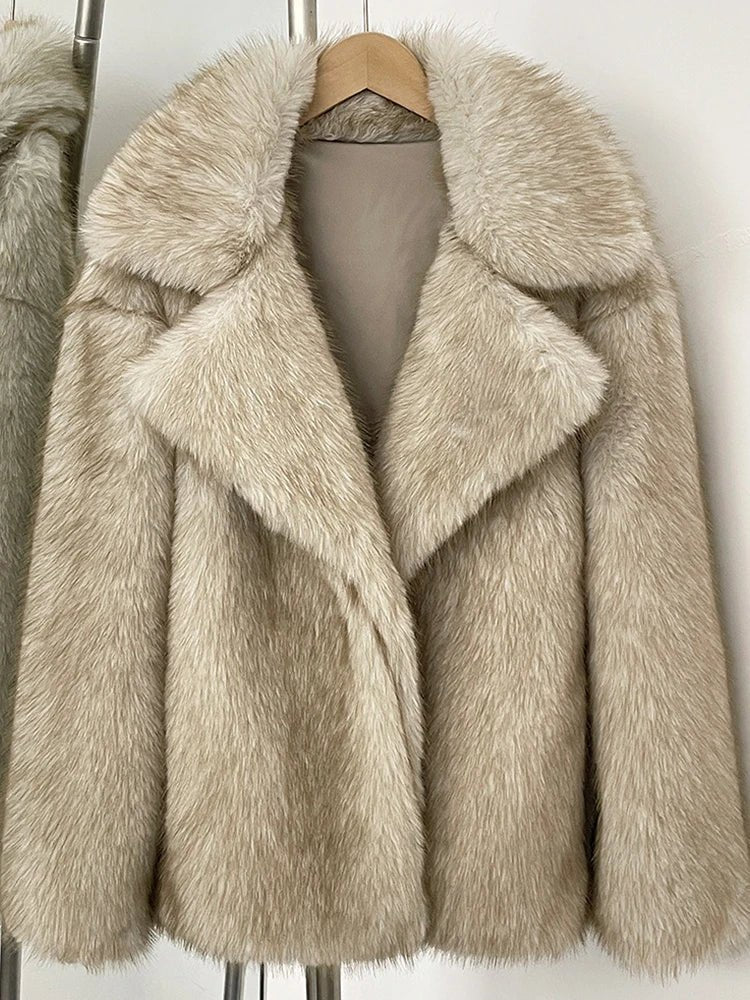 ZEYA - Brinley Mid - Length Fluffy Jacket