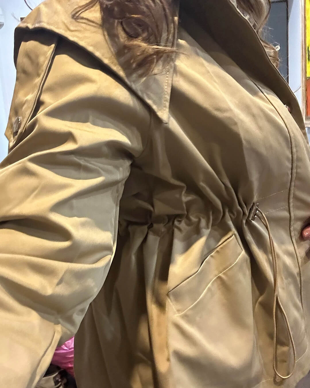 ZEYA - Brittany Hooded Short Trench Coat