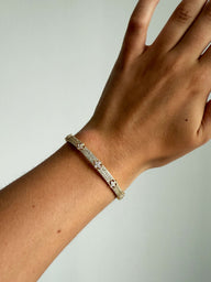 Bracciale rigido pavé Camille Flower