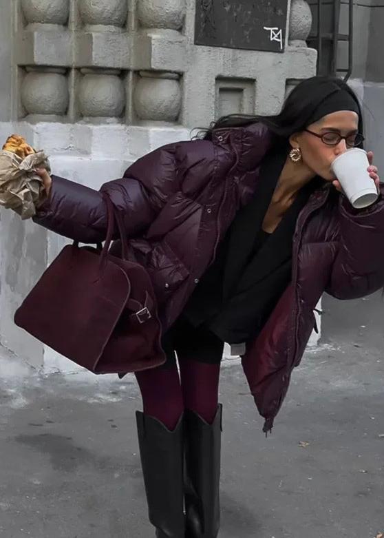 ZEYA - Charlotte Glossy Puffer Jacket