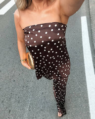 Set Bandeau in Raso Claudia