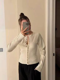 Cardigan slim con bottoni Daenerys