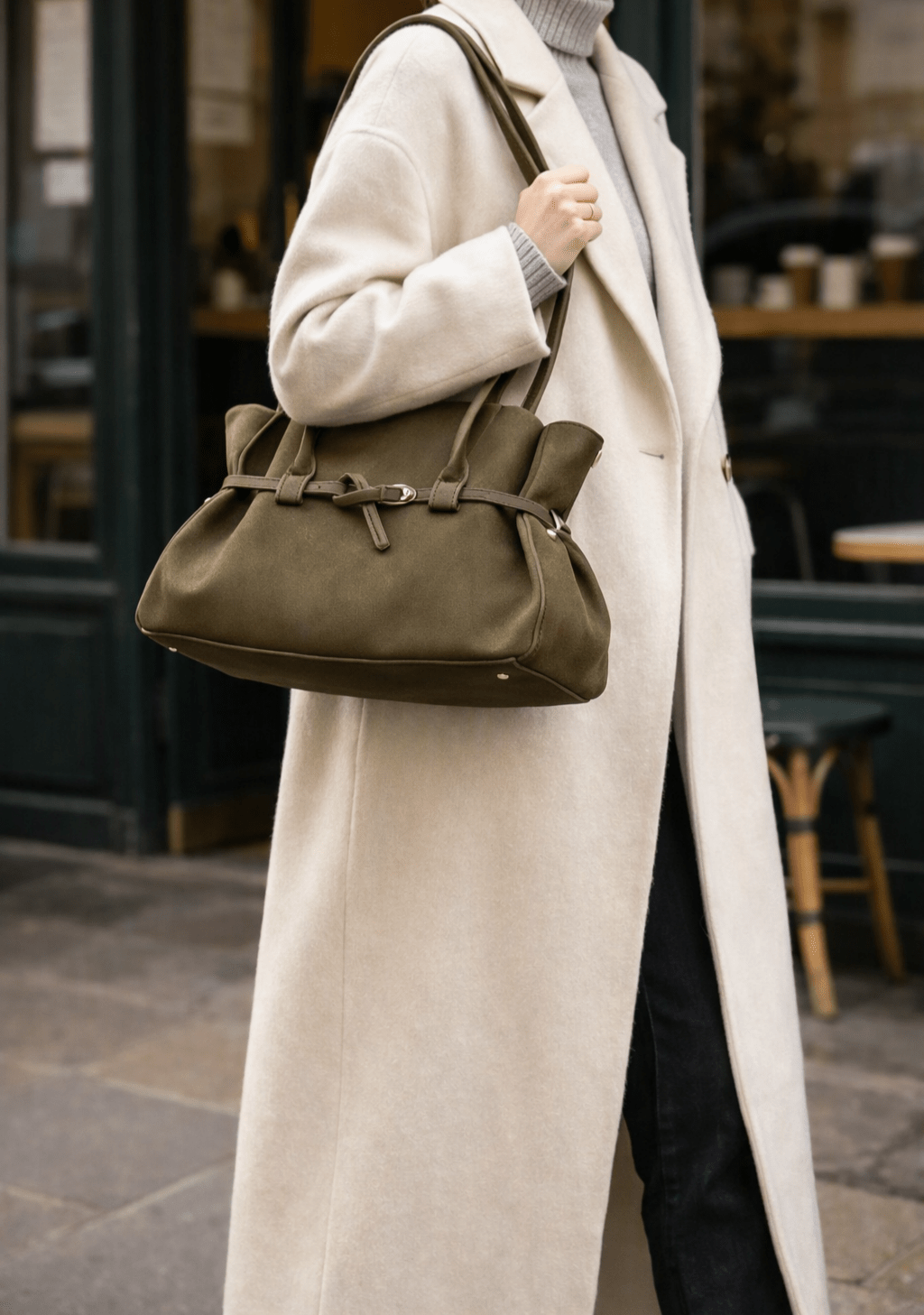 ZEYA - Daniela Belted Tote Bag