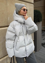 Giacca Piumino a Collo Alto Daniela