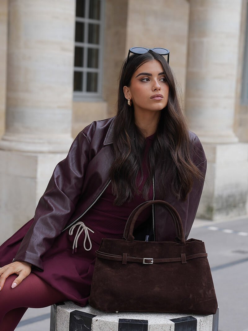 ZEYA - Delia Suede Bag