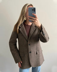 Blazer pied de poule Delphine