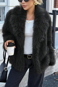 Cappotto Desiree in ecopelliccia