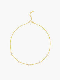 Collana Dina Flower in Zirconia