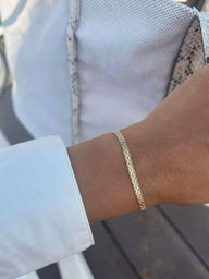 Bracciale a catena a maglia Domed