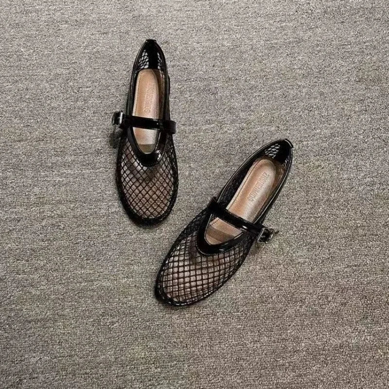 ZEYA - Elena Breathable Mesh Mary Jane Sandals
