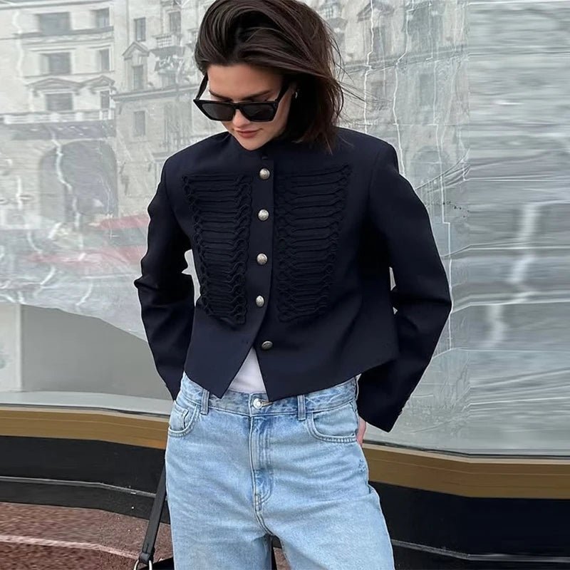 ZEYA - Ella Knit Napoleon Military Jacket