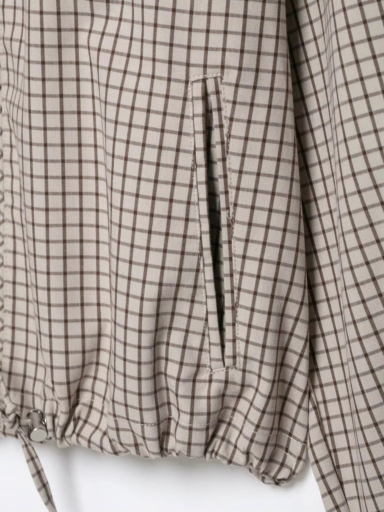 ZEYA - Ellie Plaid Cropped Hooded Jacket